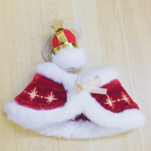 10cmぬい服 王冠とケープセット
