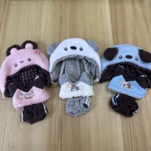 10cm どうぶつかぶりもの シャツパンツセット