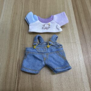 10cm おさるさんTシャツとオーバーオール
