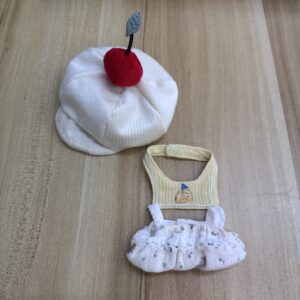 10cm さくらんぼベレー帽3点セット