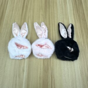 10cm サテンうさぎのかぶりもの