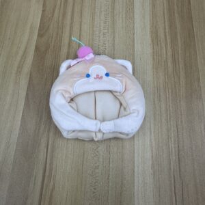 10cm かぶりもの 白パンにゃんこ