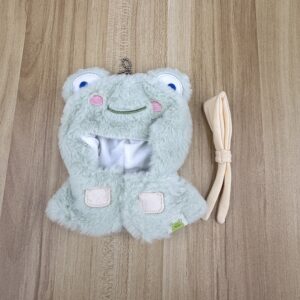 10cm カエルフーディー スカーフ付き